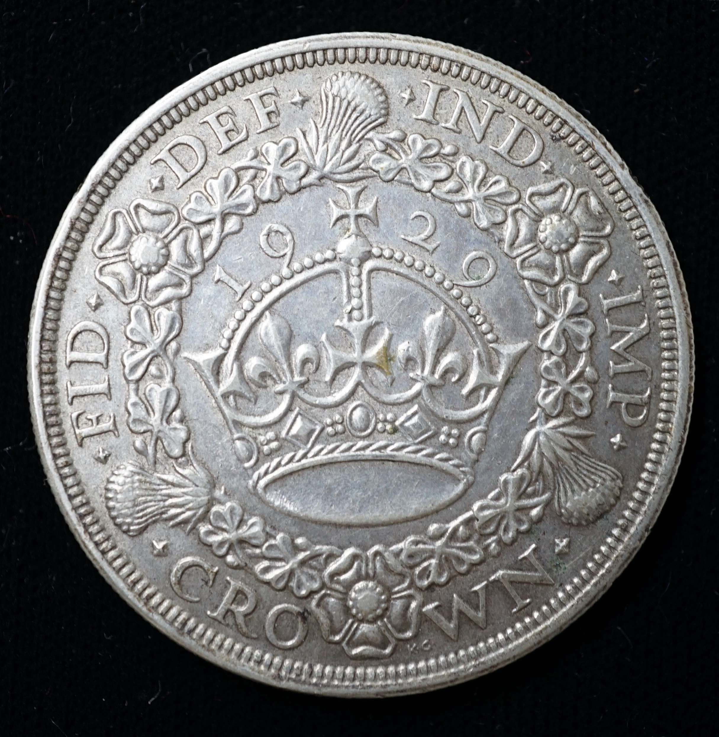 A George V crown 1929, GVF